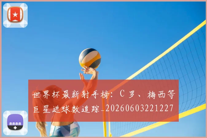 世界杯最新射手榜：C 罗、梅西等巨星进球数追踪_20260603221227